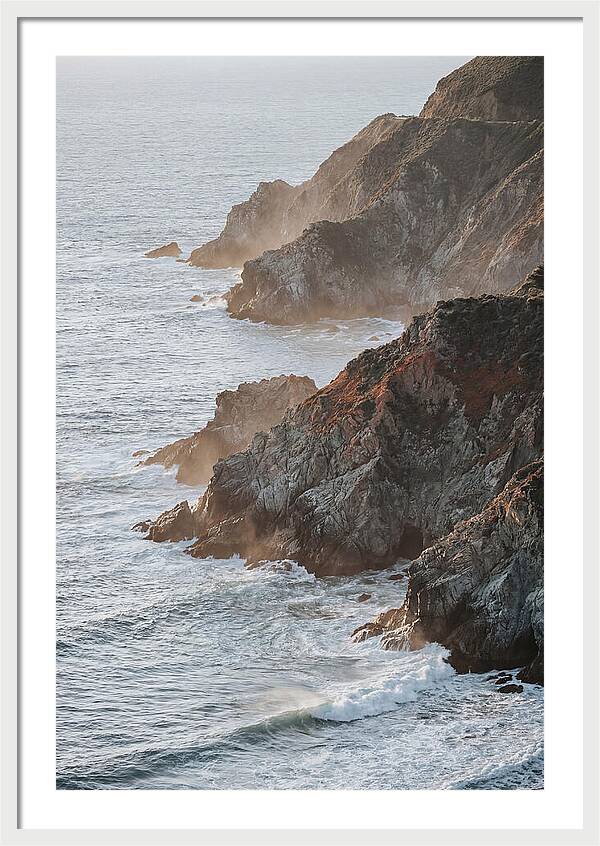 Majestic Cliffs Along Big Sur