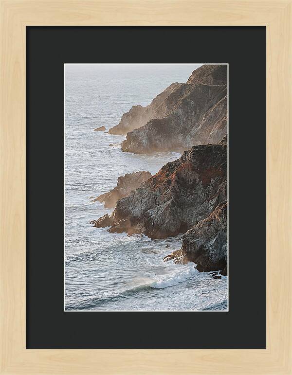 Majestic Cliffs Along Big Sur