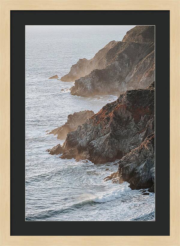 Majestic Cliffs Along Big Sur