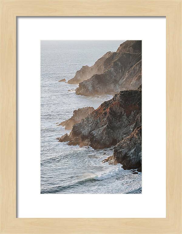 Majestic Cliffs Along Big Sur