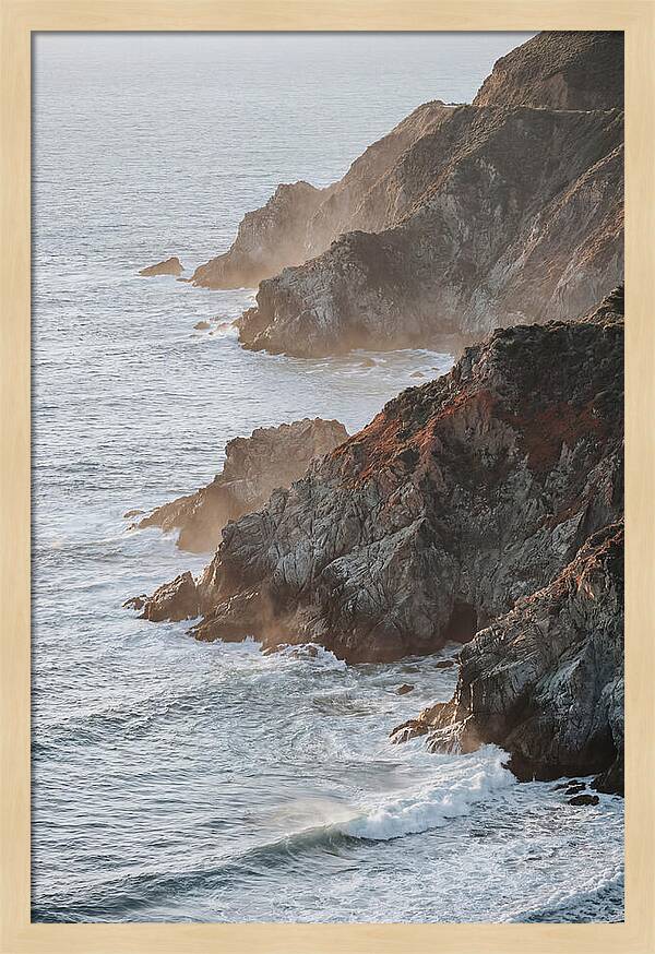 Majestic Cliffs Along Big Sur