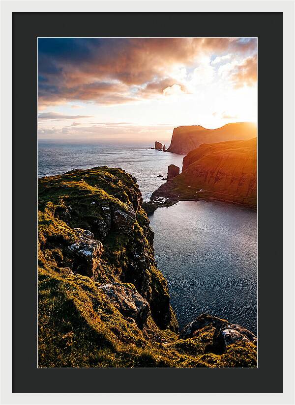 Majestic Cliffs Over Serene Lake