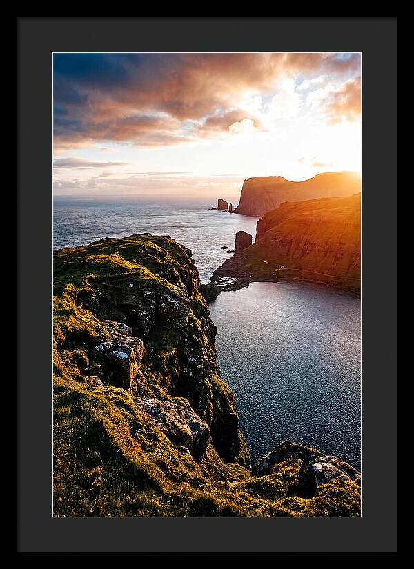 Majestic Cliffs Over Serene Lake