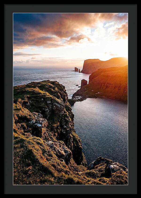 Majestic Cliffs Over Serene Lake