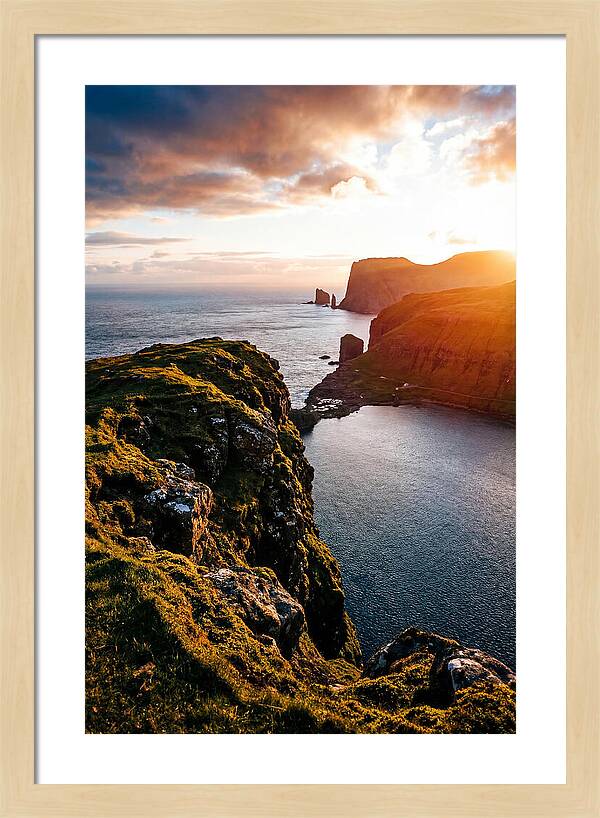 Majestic Cliffs Over Serene Lake