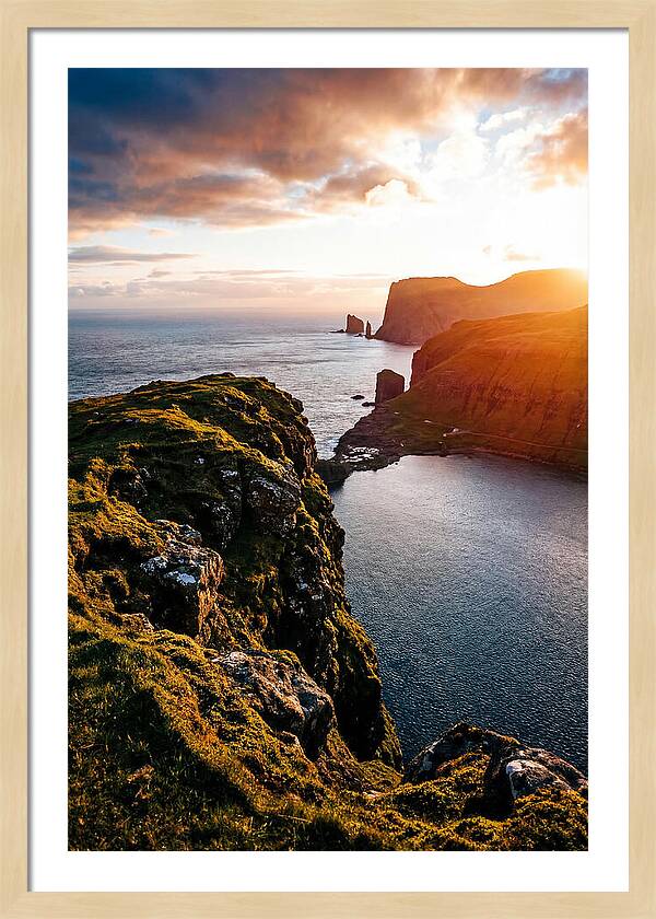 Majestic Cliffs Over Serene Lake