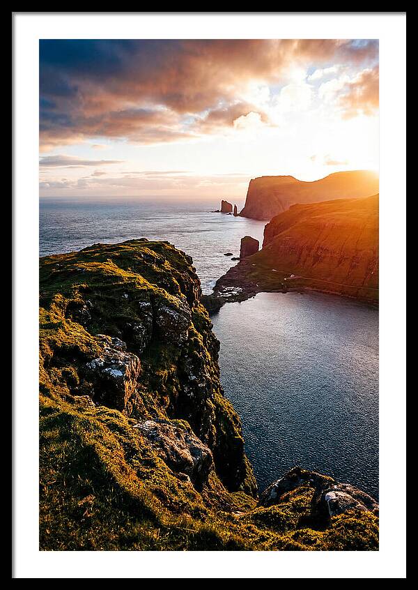 Majestic Cliffs Over Serene Lake