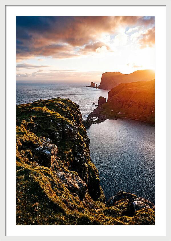 Majestic Cliffs Over Serene Lake