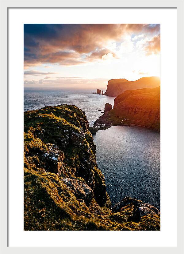 Majestic Cliffs Over Serene Lake