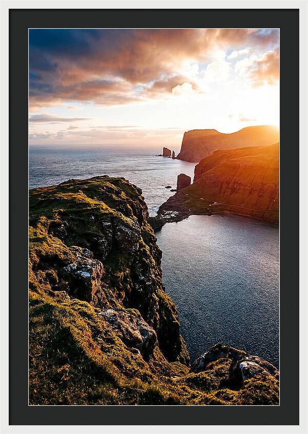 Majestic Cliffs Over Serene Lake