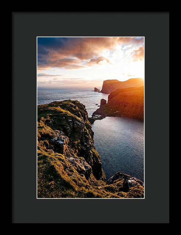 Majestic Cliffs Over Serene Lake