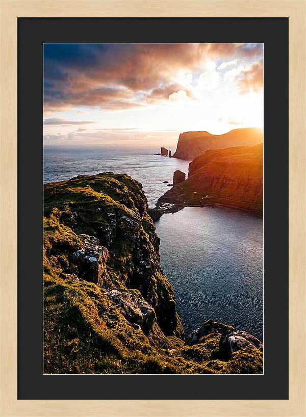 Majestic Cliffs Over Serene Lake