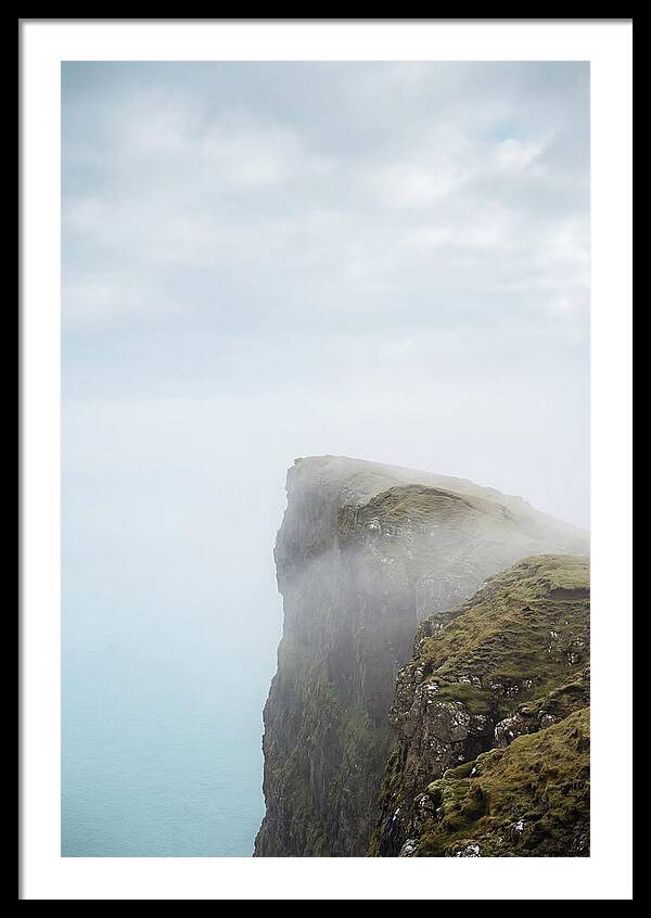 Majestic Cliffs Overlooking Lake Srvgsvatn