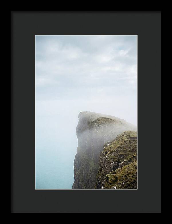 Majestic Cliffs Overlooking Lake Srvgsvatn