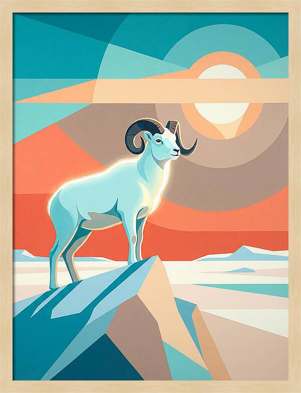 Majestic Dall Sheep Amidst Nature
