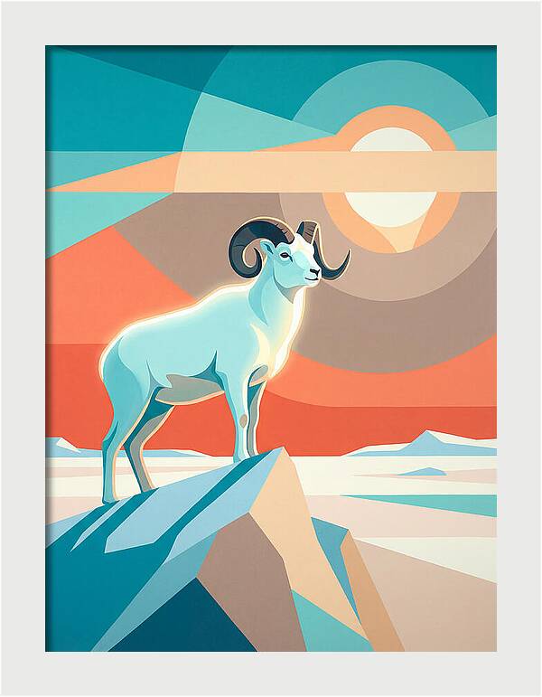 Majestic Dall Sheep Amidst Nature