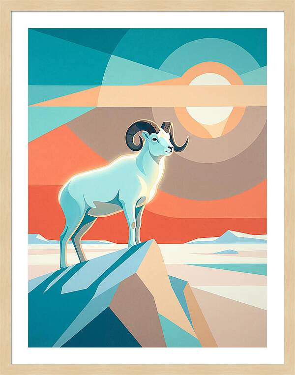 Majestic Dall Sheep Amidst Nature
