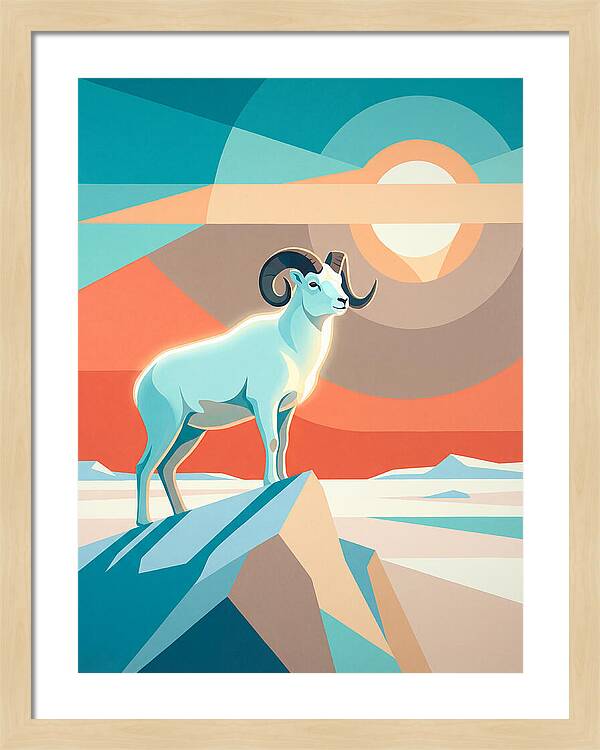 Majestic Dall Sheep Amidst Nature