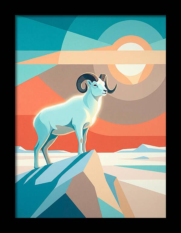 Majestic Dall Sheep Amidst Nature
