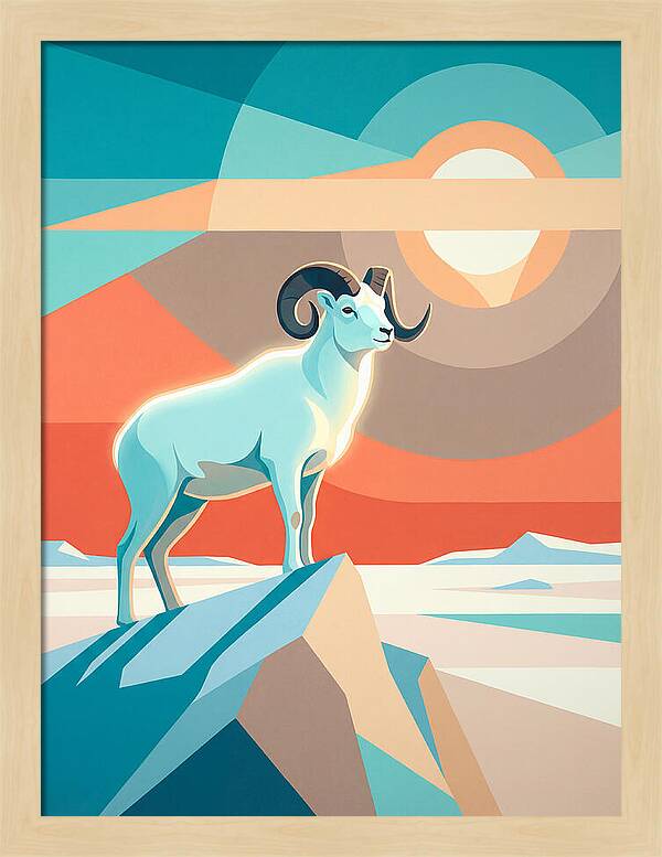 Majestic Dall Sheep Amidst Nature