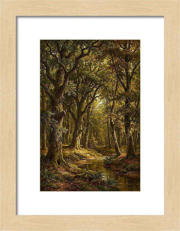Majestic Deciduous Forest Scene