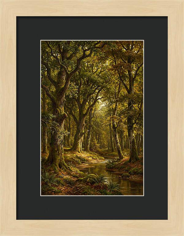 Majestic Deciduous Forest Scene