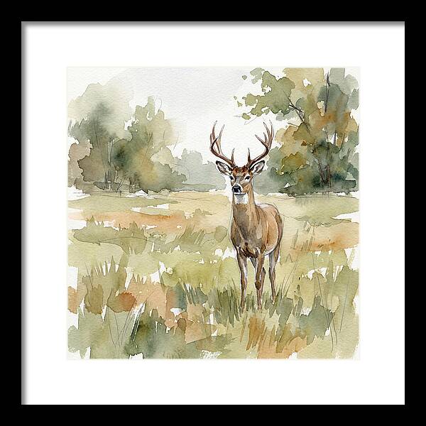 Majestic Deer In Nature