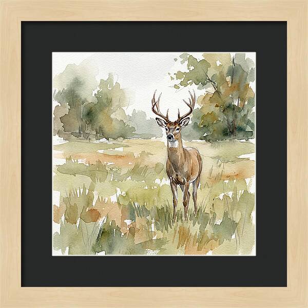 Majestic Deer In Nature