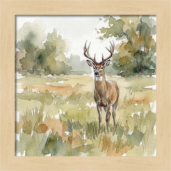 Majestic Deer In Nature