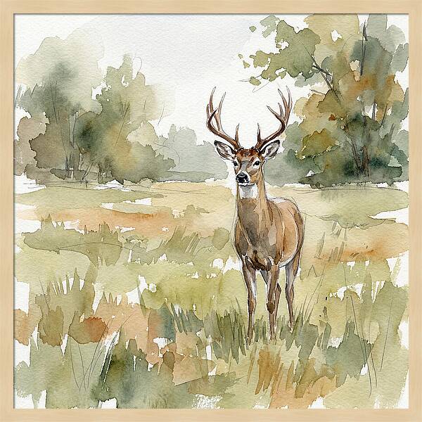 Majestic Deer In Nature