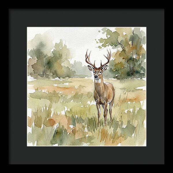 Majestic Deer In Nature