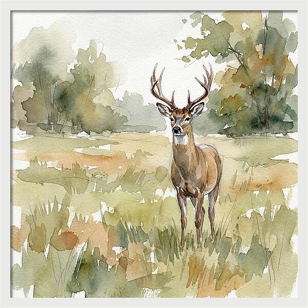 Majestic Deer In Nature