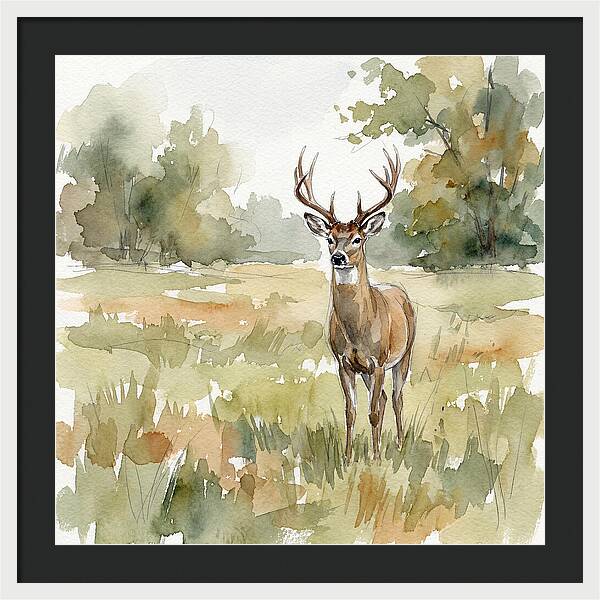 Majestic Deer In Nature