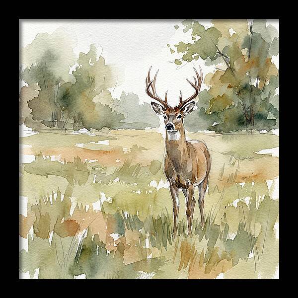 Majestic Deer In Nature