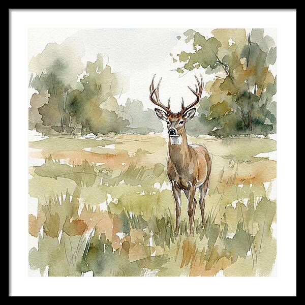 Majestic Deer In Nature