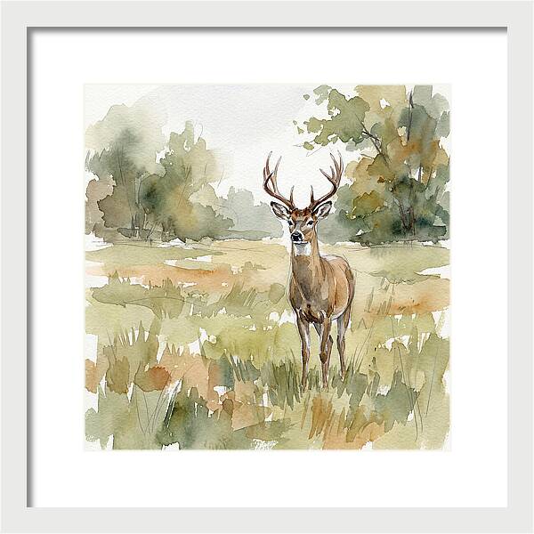 Majestic Deer In Nature