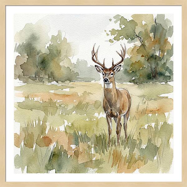 Majestic Deer In Nature