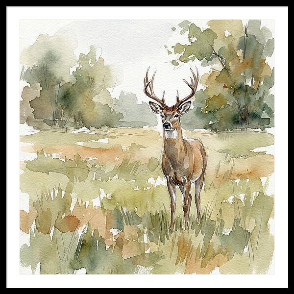 Majestic Deer In Nature