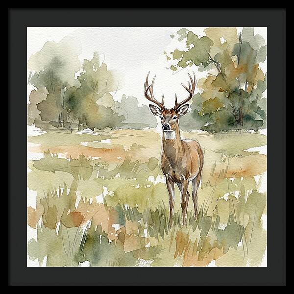 Majestic Deer In Nature