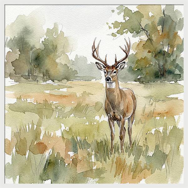 Majestic Deer In Nature