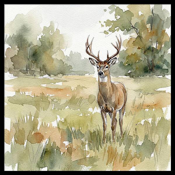Majestic Deer In Nature