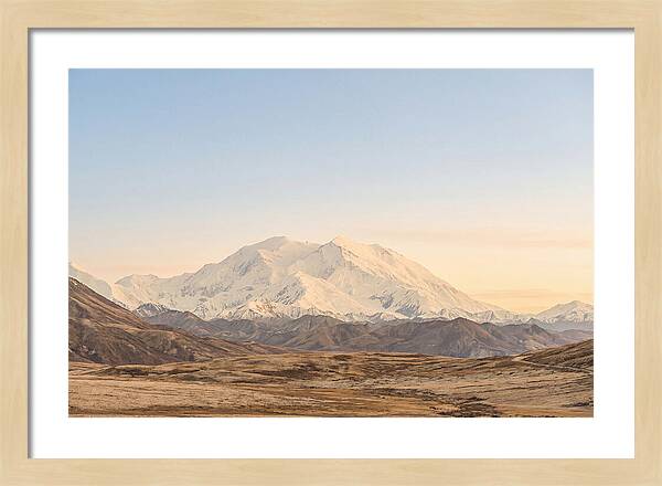 Majestic Denali Over Tundra