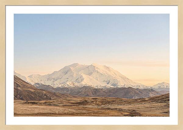 Majestic Denali Over Tundra