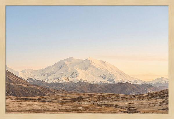 Majestic Denali Over Tundra