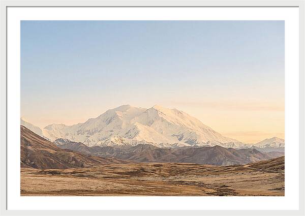 Majestic Denali Over Tundra