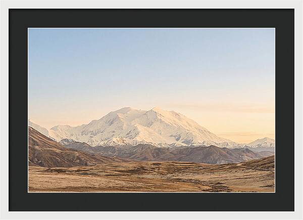 Majestic Denali Over Tundra
