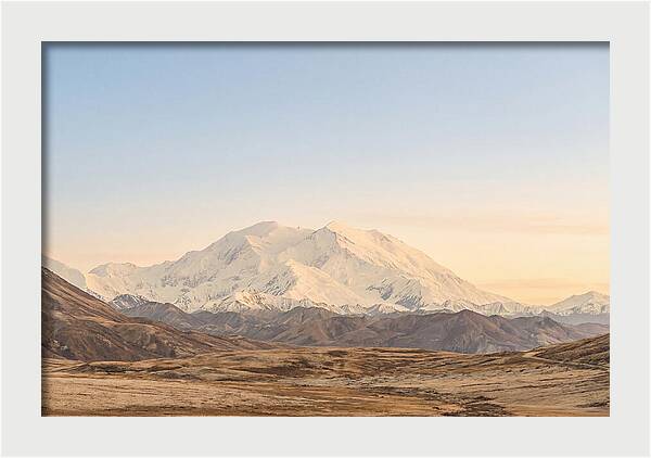 Majestic Denali Over Tundra