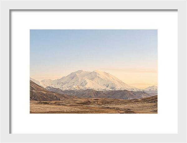 Majestic Denali Over Tundra