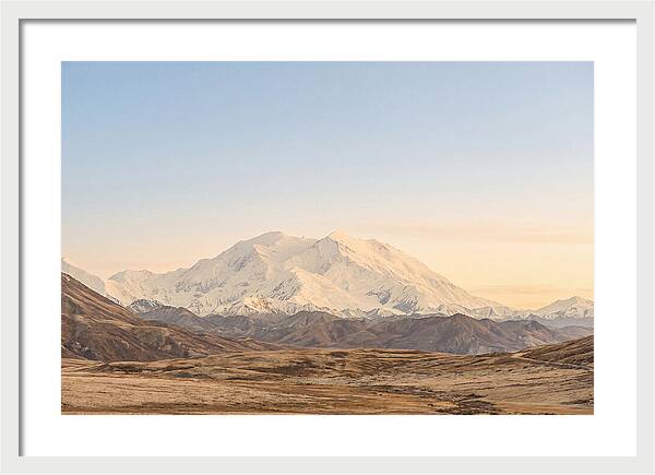 Majestic Denali Over Tundra