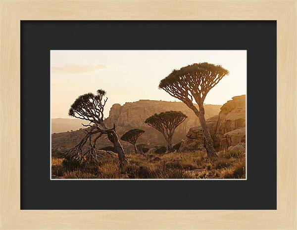 Majestic Dragon Blood Trees At Dusk